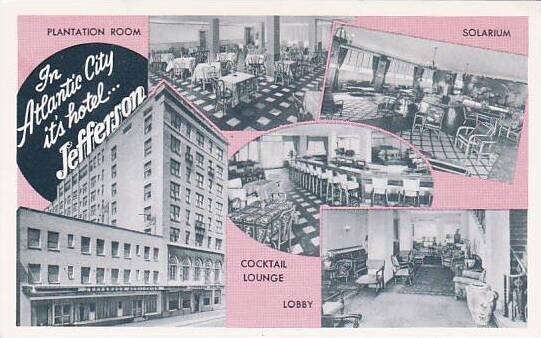 New Jersey Atlantic City Jefferson Hotel kentucky Avenue Multiple