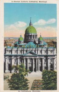 Roman Catholic Cathedral - Montreal QC, Quebec, Canada - pm 1957 - Linen