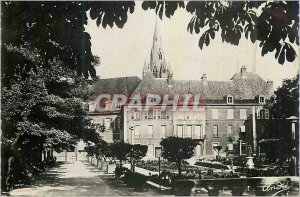 Modern Postcard Grenoble The City Hall and Garden