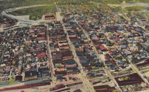 MUNCIE Indiana 1930-1940s Airview