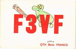 CPA F3VF QTH BINIC France (230514)