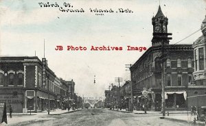 NE, Grand Island, Nebraska, Third Street, 1912 PM, CU Williams No 10484