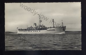 f2193 - British Ferry - Scillonian leaving the Scilly Isles - postcard