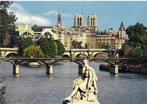 View of Bridges, the City and Notre -Dame Paris France 4 by 6 size