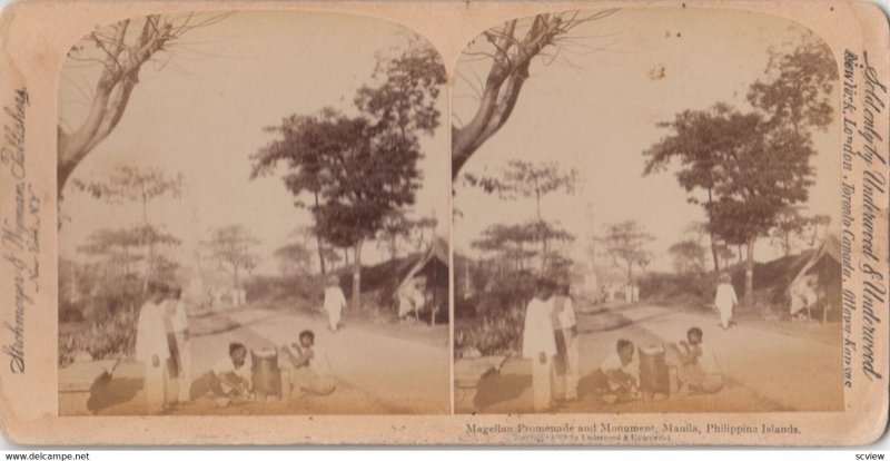 SV: Philippines Islands , 1899 ; Magellan Promenade & Monument , Manila