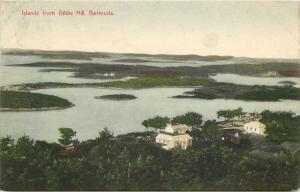 Bermuda 1905 Islands Gibbs Hill hand colored Grantham postcard 8771