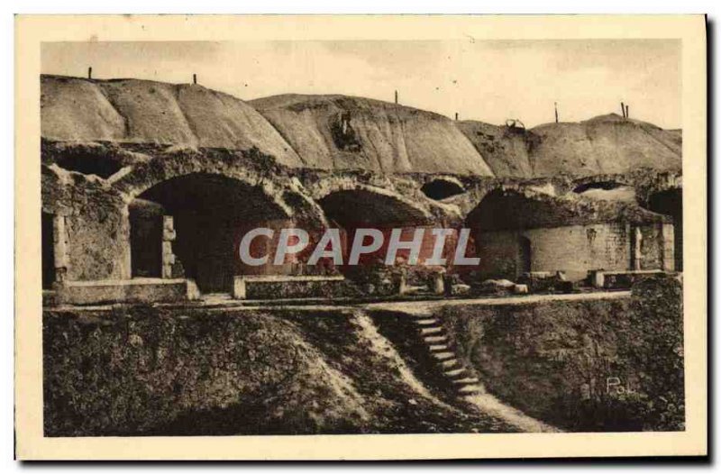 Postcard Old Fort Entrance Of The Army Pompelle