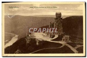 Old Postcard Hohensyburg Kaiser Wilhelm Denkmal mit Blick in s Ruhrtal