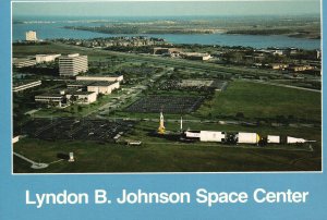 Vintage Postcard Lyndon B. Johnson Space Center NASA Houston Texas TX