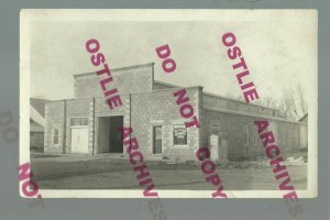 Glidden IOWA RPPC c1910 GARAGE Goodrich Tires MAREAN nr Carroll Scranton Breda