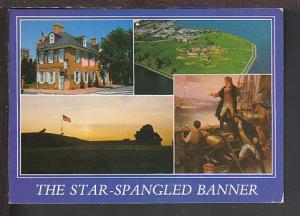 Star Spangled Banner Postcard BIN E840