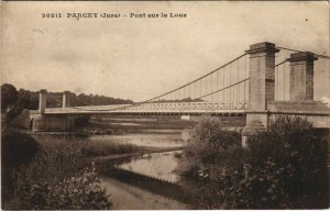 CPA PARCEY - Pont suv la Loue (150169)