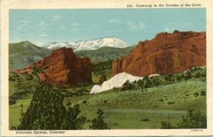 CO - Colorado Springs. Gateway to the Garden of the Gods