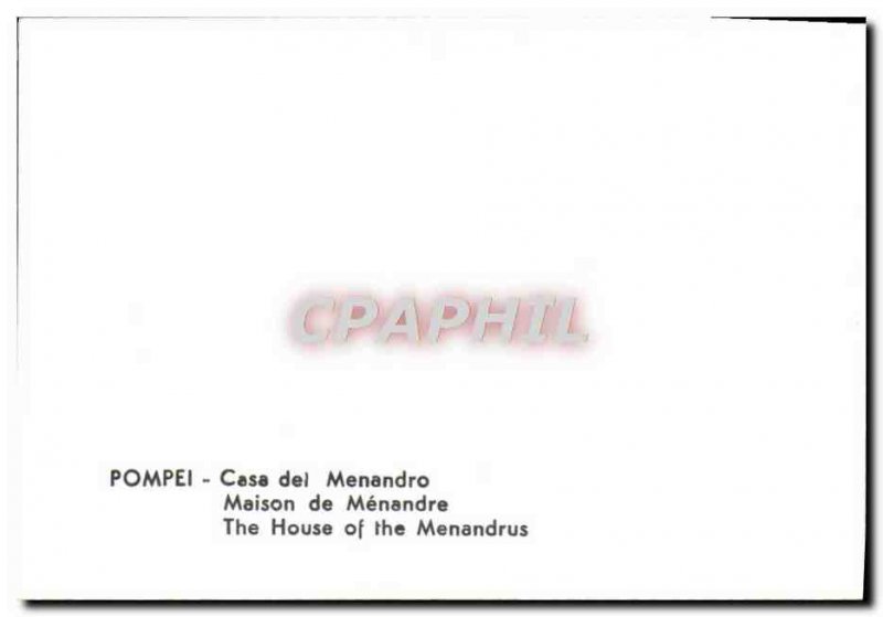 Postcard Modern Pompei Casa del Menandro