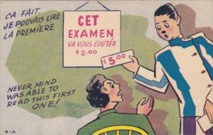 Canada Quebec Humour Cet Examen 1959