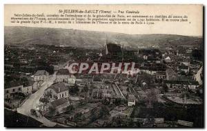 Saint Julien Sault Old Postcard General view