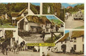 Somerset Postcard - Views of Exmoor Villages - Ref 287A