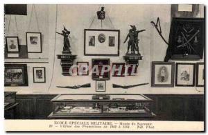 Saint Cyr - - Special Military School - Showcase 1862 Promotions - Old Postcard