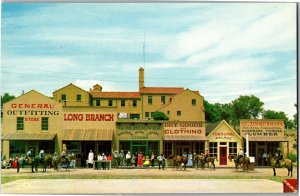 Front Street Replica Dodge City KS Vintage Postcard C12