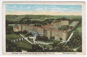 French Lick Springs Hotel French Lick Indiana 1920s postcard