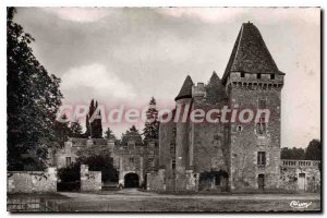 Postcard Old St Jean De Cole Chateau De La Marthonie View Of The Place