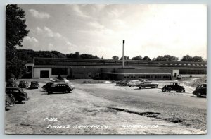 Waverly Iowa~Shield Bantam Company~Truck Mounted Crane Factory~Cars~1950s RPPC