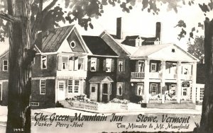 Vintage Postcard 1951 The Green Mountain Inn Stowe Vermont VT