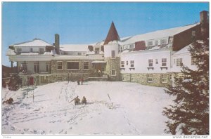 La Caleche, Winter Scene, STE. AGATHE DES MONTS, Quebec, Canada, 40-60´s