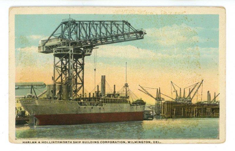 DE - Wilmington. Harlan & Hollingsworth Company Ship Building Corporation