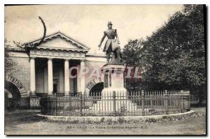 Postcard Old Lille Statue of General Negrier