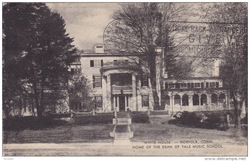 White House,  Home of The Dean of Yale Music School,  Norfolk,  Connecticut...