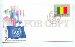 418537 UNITED NATIONS NEW YORK 1980 year FLAG Series MALI First Day COVER