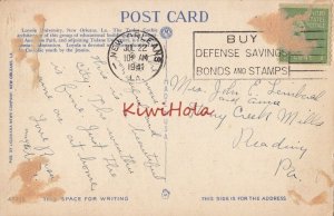 Postcard Loyola University New Orleans LA 1941