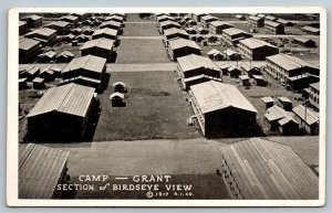 WW1  1917  US Army  Camp Grant  Rockford  Illinois  Postcard