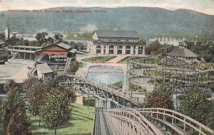 WV, Chester, West Virginia, Rock Springs Park Roller Coaster, 1910 PM