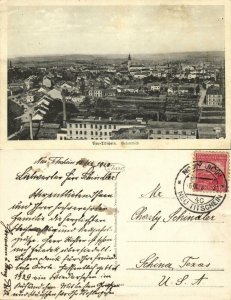 czech, NEUTITSCHEIN, NOVÝ JIČÍN, Panorama (1928) Postcard