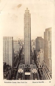 Rockefeller Center real photo - New York City, New York NY  