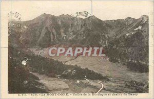 Old Postcard MONT DORE-Vallee of the Dordogne and chain of Sancy