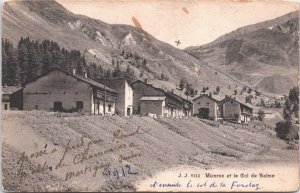 France Monroc ewt le Col de Balme Chamonix Vintage Postcard 09.11