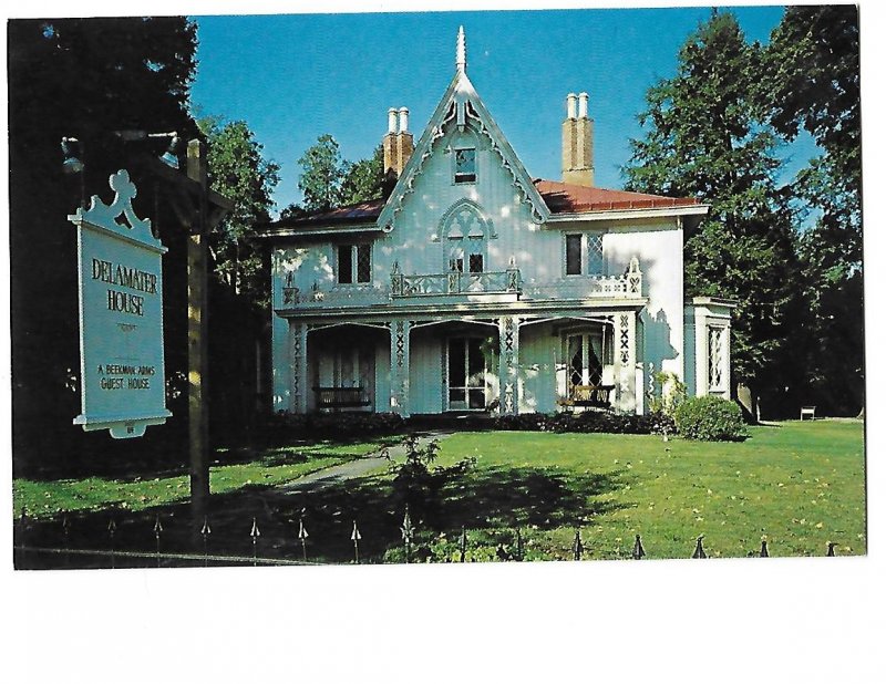 Delamater House 1844 Rhineback New York American Gothic Style
