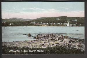 Mt Desert Seal Harbor Maine Post Card PPC818