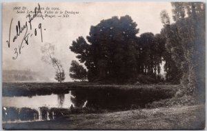 1905 Salon de 1909 Soliel Levart - Vallee de la Dordogne par Didier Postcard