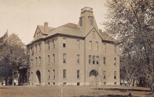 J85/ Morris Illinois RPPC Postcard c1910 Mount Morris College Hall  414