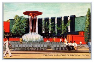 Electrical Building Fountain Century of Progress Chicago IL UNP DB Postcard K16