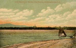 NH - Lake Winnipesaukee. Lower Bay and Ossipee Mountain