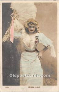 Mabel Love Theater Actor / Actress 1904 