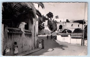 RPPC TANGER L'entree de la Casbah MOROCCO Postcard