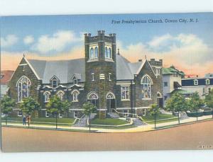 Linen CHURCH SCENE Ocean City New Jersey NJ A9428