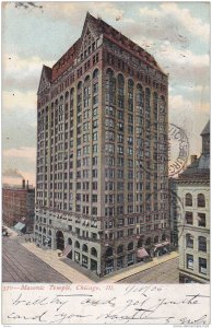 Masonic Temple, Chicago, Illinois, PU-00-10s