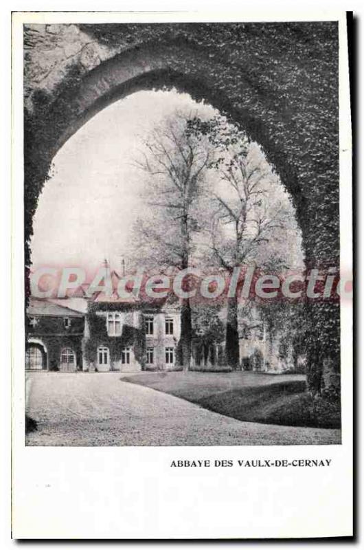 Postcard Abbey Vaulx de Cernay